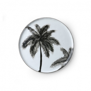 HKliving Porselein side plate Palms