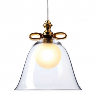 Moooi Bell Hanglamp S Transparant / Goud