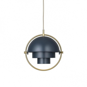 Gubi - Multi-Lite Hanglamp Small - Messing & Middernachtblauw - Limited Edition