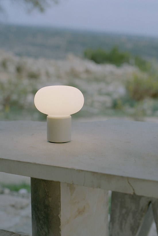 New Works portable design lamp Karl Johan