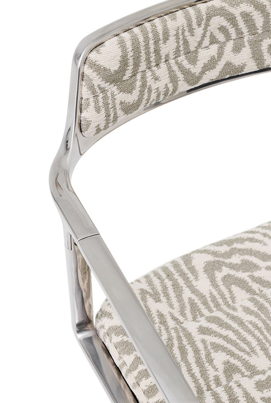 Detail van Vipp Swivel design Chair bovenzijde
