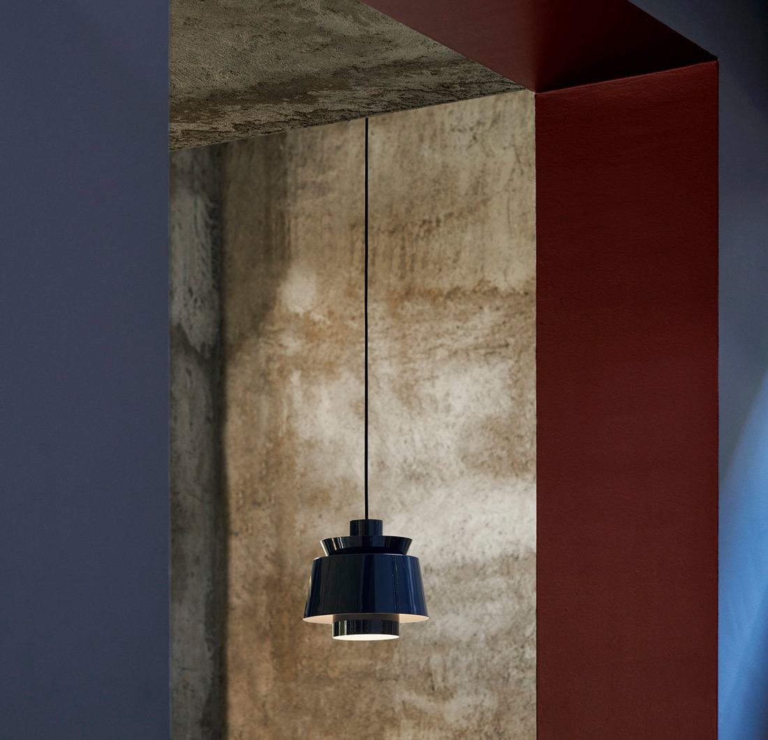 steel blue limited edition &tradition hanglamp