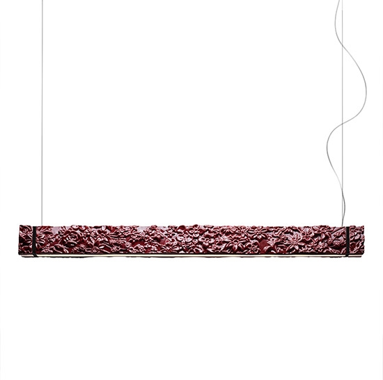 Design lamp Fregio in de kleur rood van Foscarini
