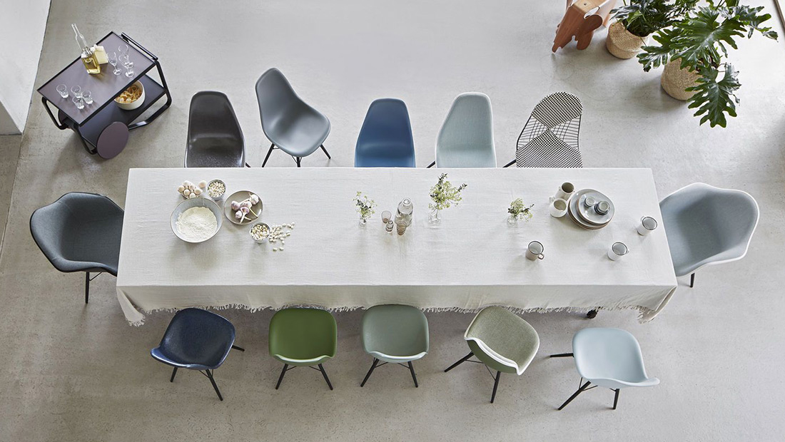 De nieuwe Vitra Eames Plastic Chairs RE