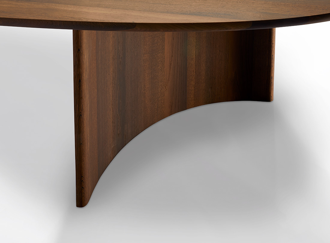 Detail van de nieuwe Dew Coffee table van Arco