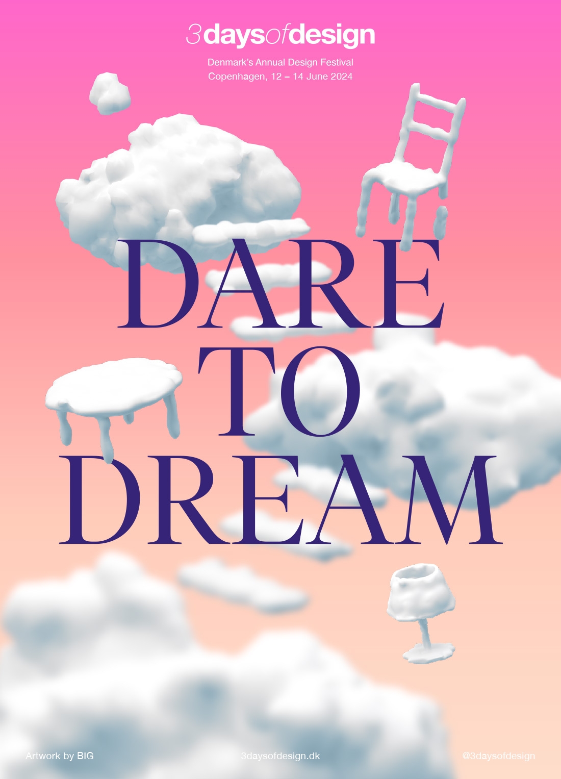 Dare to dream is het thema van 3daysofdesign in Kopenhagen van 2024