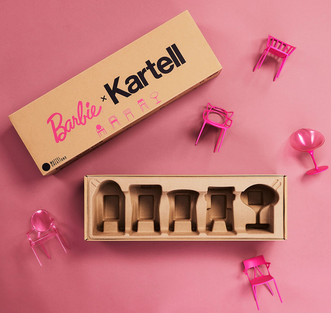 deze nieuwste Limited Editions Kartell x Barbie