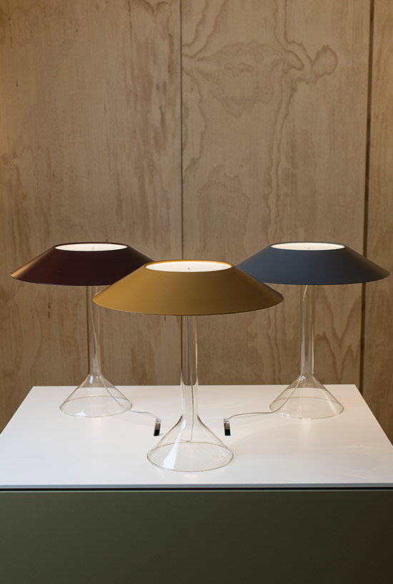 Chapeaux lamp van Foscarini in vier kleuren