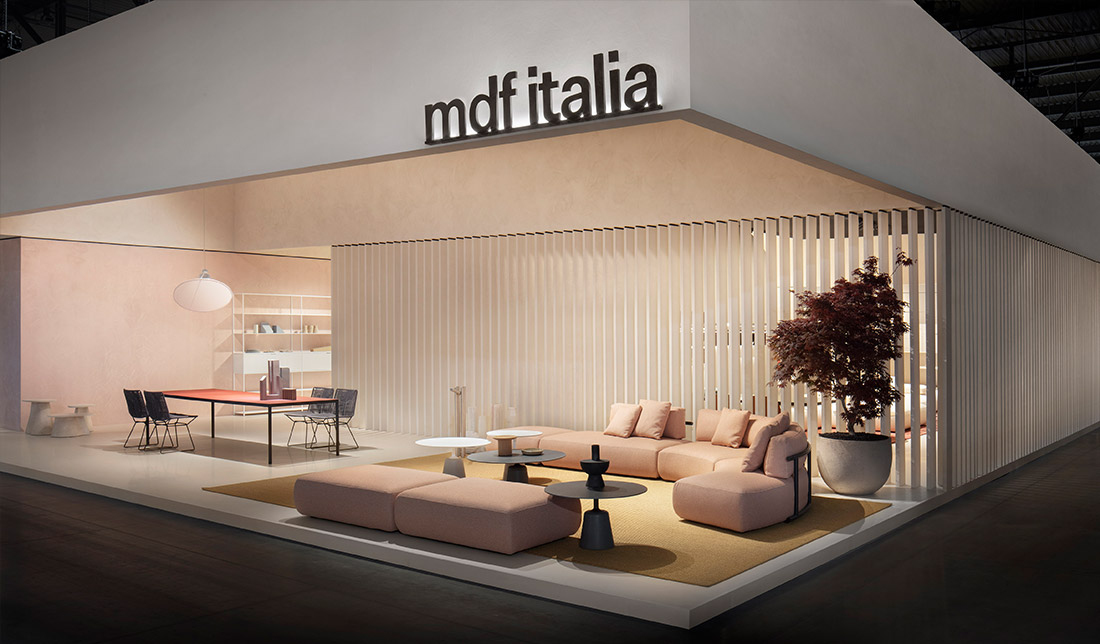 MDF italia stand in Milaan