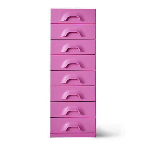 roze ladekast met 8 lades Dutch design van HKliving