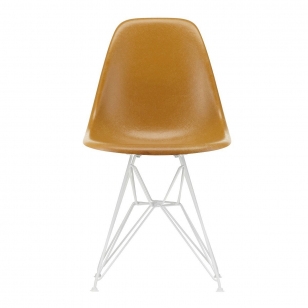 Vitra Eames Fiberglass Chair DSR Wit - Ochre Dark
