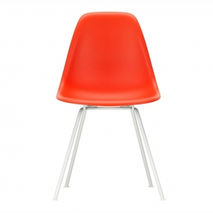 Vitra Eames Plastic Chair DSX Wit - Poppy Red