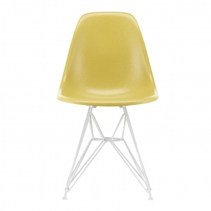 Vitra Eames Fiberglass Chair DSR Wit - Ochre Light