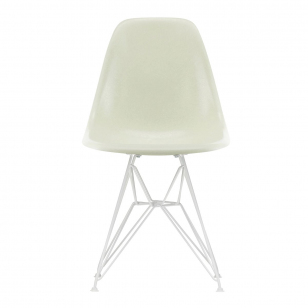 Vitra Eames Fiberglass Chair DSR Wit - Parchment