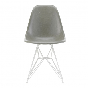 Vitra Eames Fiberglass Chair DSR Wit - Raw Umber