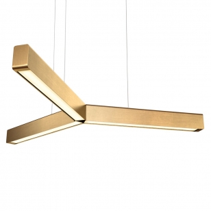 Anour Y Model Hanglamp - Brushed Brass