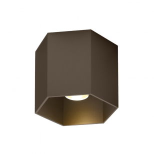 Wever & Ducré Hexo 1.0 Plafondlamp Bronze - LED - 2700 Kelvin