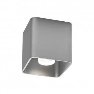 Wever & Ducré Docus 1.0 Plafondlamp Aluminium Brushed - LED 2700 Kelvin