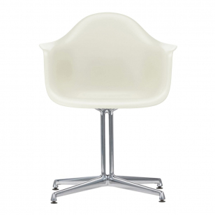 Vitra Eames Plastic Chair DAL Armstoel - Pebble