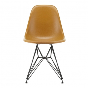 Vitra Eames Fiberglass Chair DSR Ochre Dark - Donker Onderstel