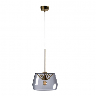 Tonone Atlas Hanglamp - Grijs Glas 35 cm.