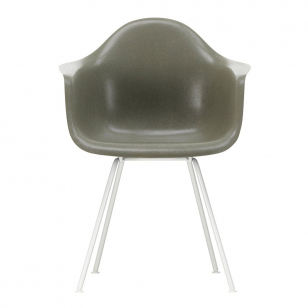 Vitra Eames Fiberglass Chair DAX Wit - Raw Umber