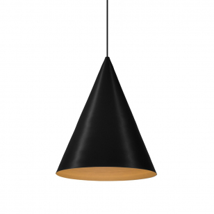 Wever & Ducré Dinor Hanglamp 1.0 - Jet Black + Gold