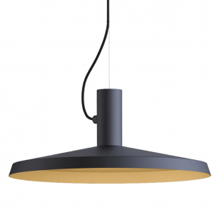 Wever & Ducré Roomor Hanglamp 4.0 - Jet Black + Gold