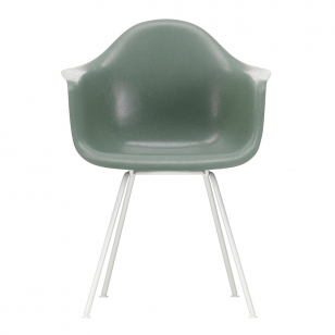 Vitra Eames Fiberglass Chair DAX Wit - Sea Foam Green
