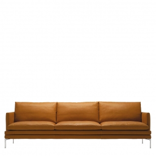 Zanotta William Bank - Leather 99 - 224 cm