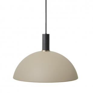 Ferm Living Collect Dome Cashmere Low Hanglamp - Zwart
