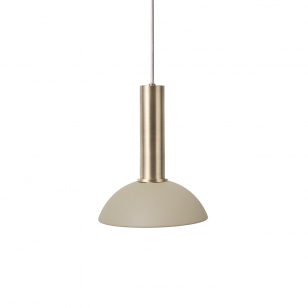 Ferm Living Collect Hoop Cashmere High Hanglamp - Messing
