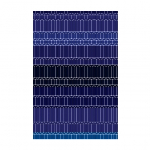 Moooi Carpets Zig Zag Vloerkleed Blauw 400 x 300 cm.