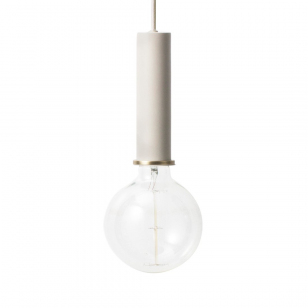 Ferm Living Collect Socket High Hanglamp Lichtgrijs