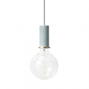 Ferm Living Collect Socket Low Hanglamp Dusty Blue