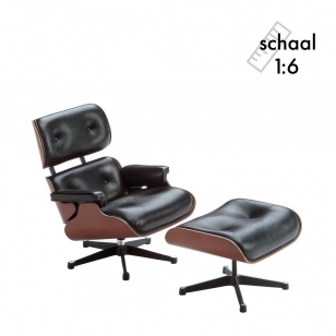 Vitra - Lounge Chair & Ottoman Miniatuur 