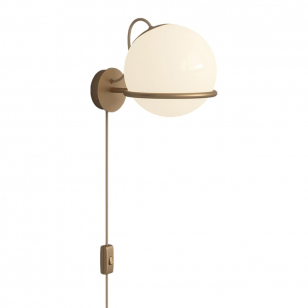 Astep Model 237/1 & 238/1 Wandlamp - 238/1 Champagne With Switch