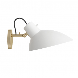 Astep VV Cinquanta Wall Wandlamp - On/Off Switch - Messing/Wit