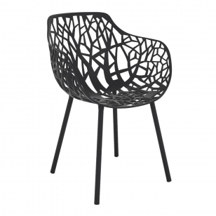 Fast Forest Armchair Black