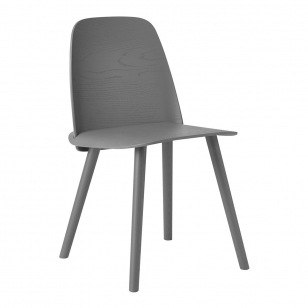 Muuto Nerd Chair Stoel Dark Grey