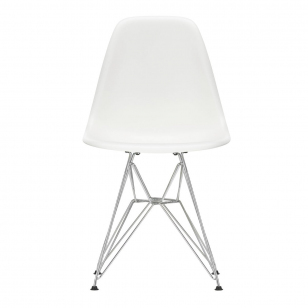 Vitra DSR Stoel - Chroom / Wit