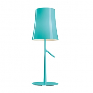 Foscarini Birdie Mini Tafellamp Blauw - Dimbaar LED