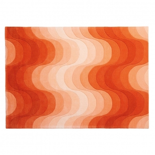 Verpan Wave Vloerkleed - Orange