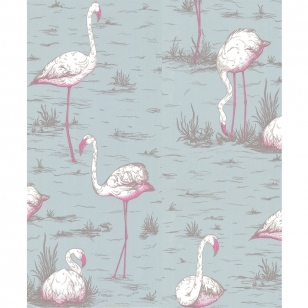 Cole & Son Flamingos behang - 666044