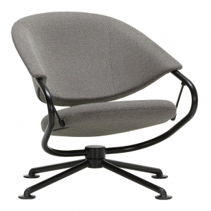 Vitra Citizen Lowback Fauteuil - Credo 25 Mother of Pearl/Black