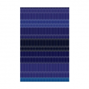 Moooi Carpets Zig Zag Vloerkleed Blauw - 400 x 300 cm. - Soft Yarn
