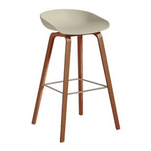 HAY About A Stool AAS 32 Barkruk Walnoot 75
