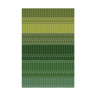 Moooi Carpets Zig Zag Vloerkleed Groen - 300 x 200 cm. - Soft Yarn
