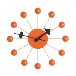 Vitra Ball Clock Klok Oranje