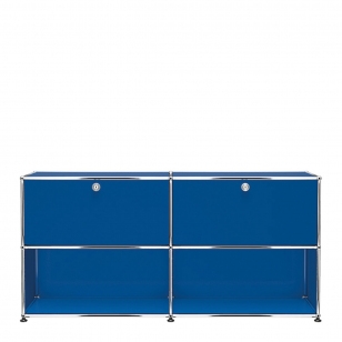 Haller Sideboard 2 x 2 met 2 Klepdeuren Boven - Blauw